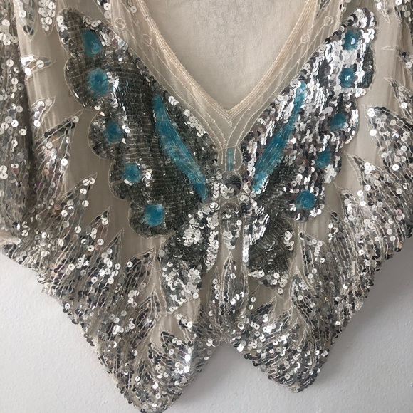 Vintage | Sequin Butterfly Top - Picture 2 of 6